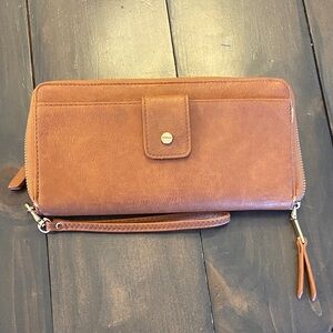 Madison West Tan Wallet